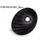 FIAT 500 Antenna Base Cover by Feroce - Carbon Fiber - EU Model